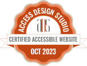 Access Design Studio Certified Accessible Website Accessibility Compliance Badge OCT 2023